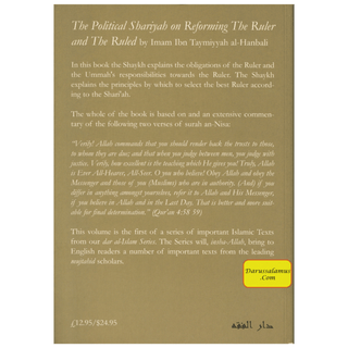 The Political Shariyah on Reforming the Ruler by Imam Ibn Taymiyyah