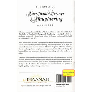 The Rules of Sacrificial Offerings and Slaughtering By Imaam Muhammad Bin Saalih Al-Uthaimeen