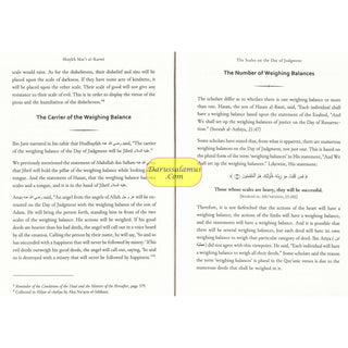 The Scales On The Day Of Judgement & The People On The Heights