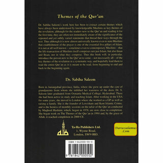 Themes of the Quran What does Quran Say to Us? By Dr. Sabiha Saleem