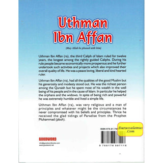 Uthman Ibn Affan - The Third Caliph Of Islam (Children Story Book) By Sr Nafees Khan