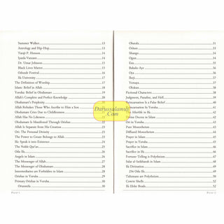 Yoruba and IFA Polythesim in Light of Islamic Monotheism