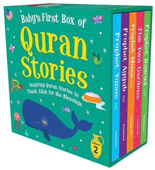 Baby's First Box of Quran Stories Volume 2 (5 Board Books Set)