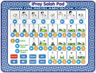 ipray Salah Pad For Boy ( A Fun Way To Learn Salah ) By Desi Doll Company