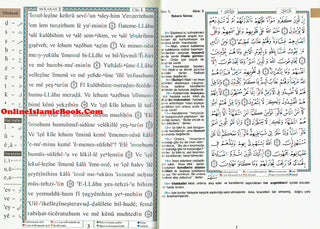 Tajweed Quran In Turkish Translation And Transliteration (Arabic To Turkish Translation And Transliteration)