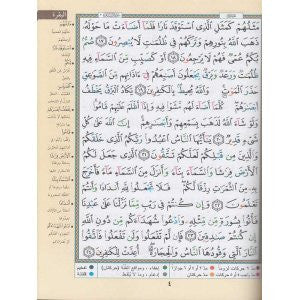 Tajweed Quran Arabic Only-Deluxe  (7 x 9 inch) (Large Size)